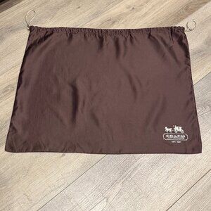 Coach satin dust bag 23 x 19